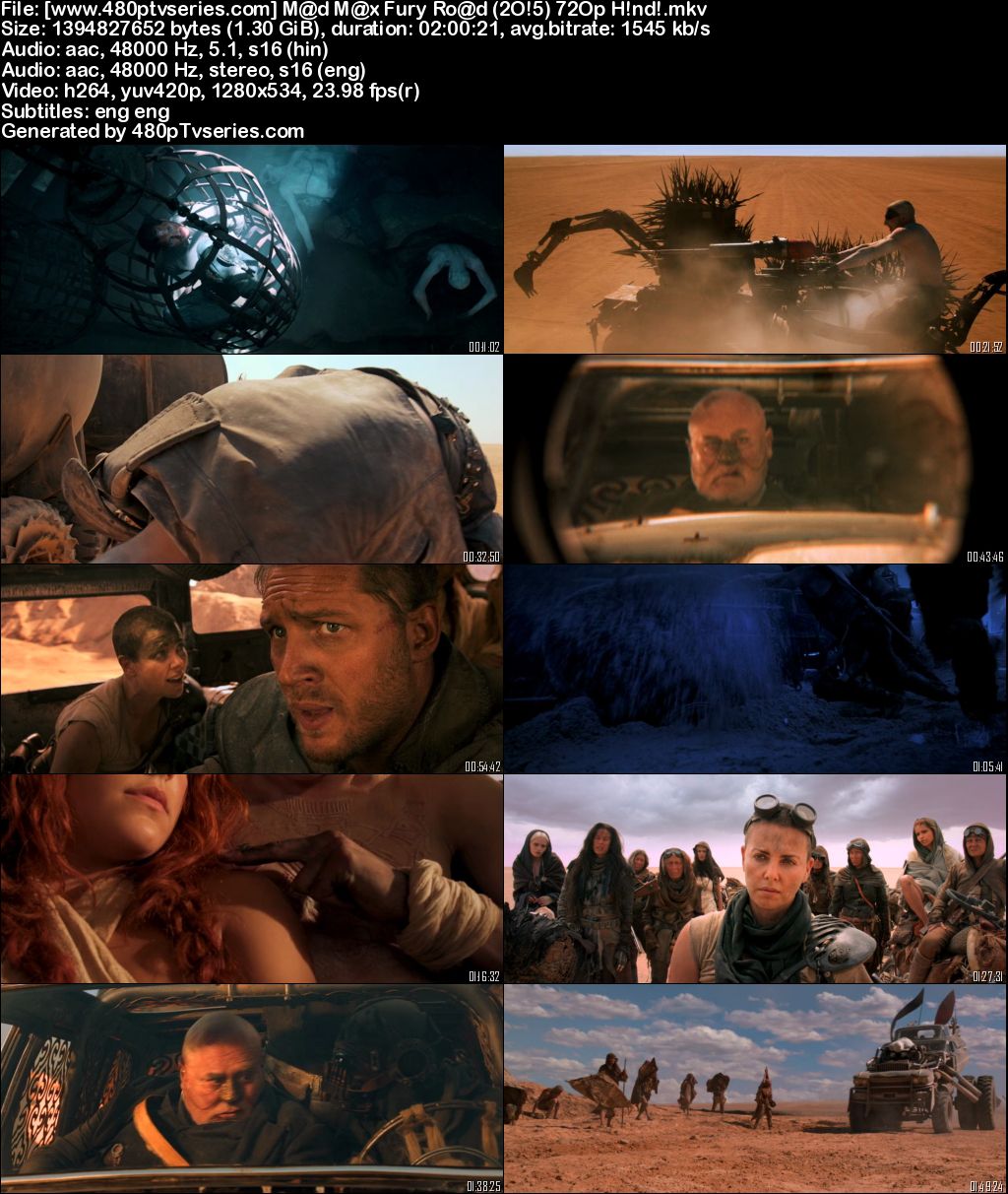 Mad max fury discount road hindi dubbed